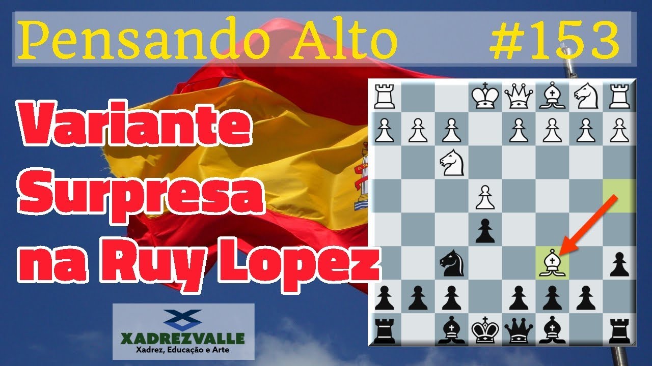 Variante Surpresa na Ruy Lopez | [Xadrez] Pensando Alto #153