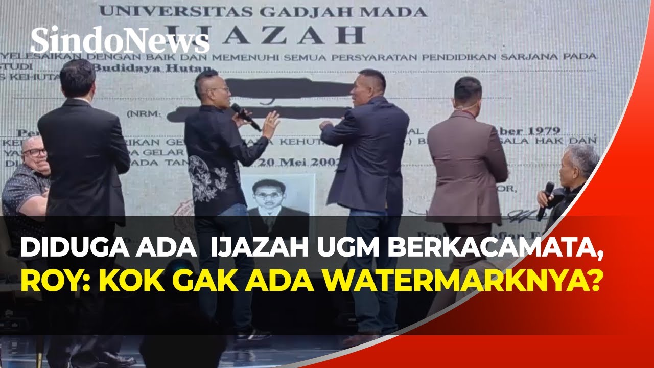 Tim Pembela Jokowi Tunjukkan Foto Ijazah Pakai Kacamata, Roy Suryo Cs Gak Percaya! | Rakber 16/09