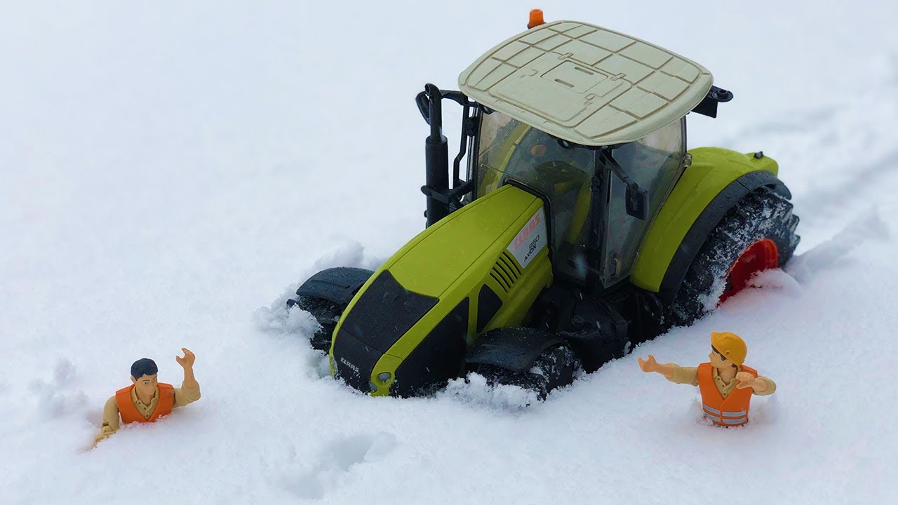 Bruder RC Tractor Snow Plow!