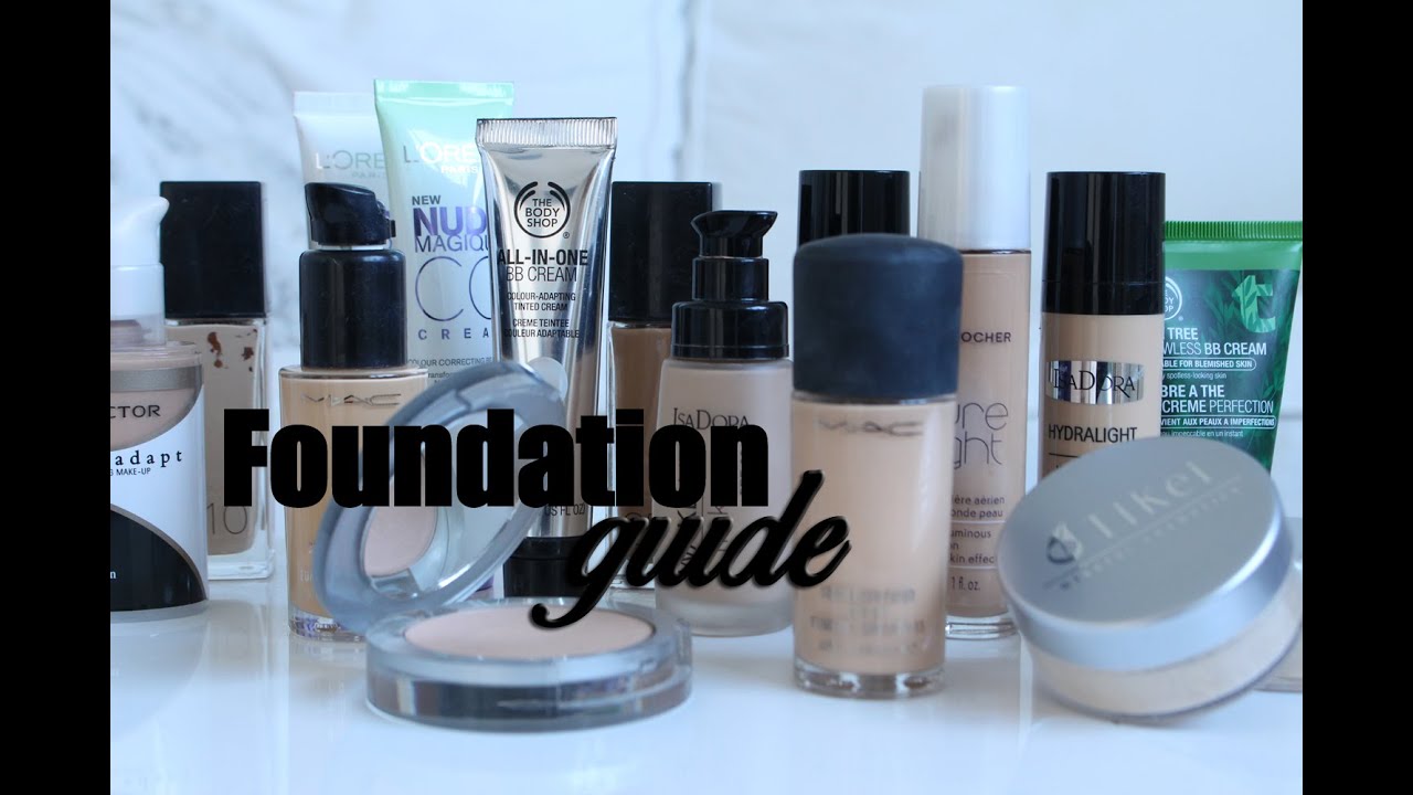 NYBÖRJARE/Foundationguide - Gruden för att hitta rätt foundation
