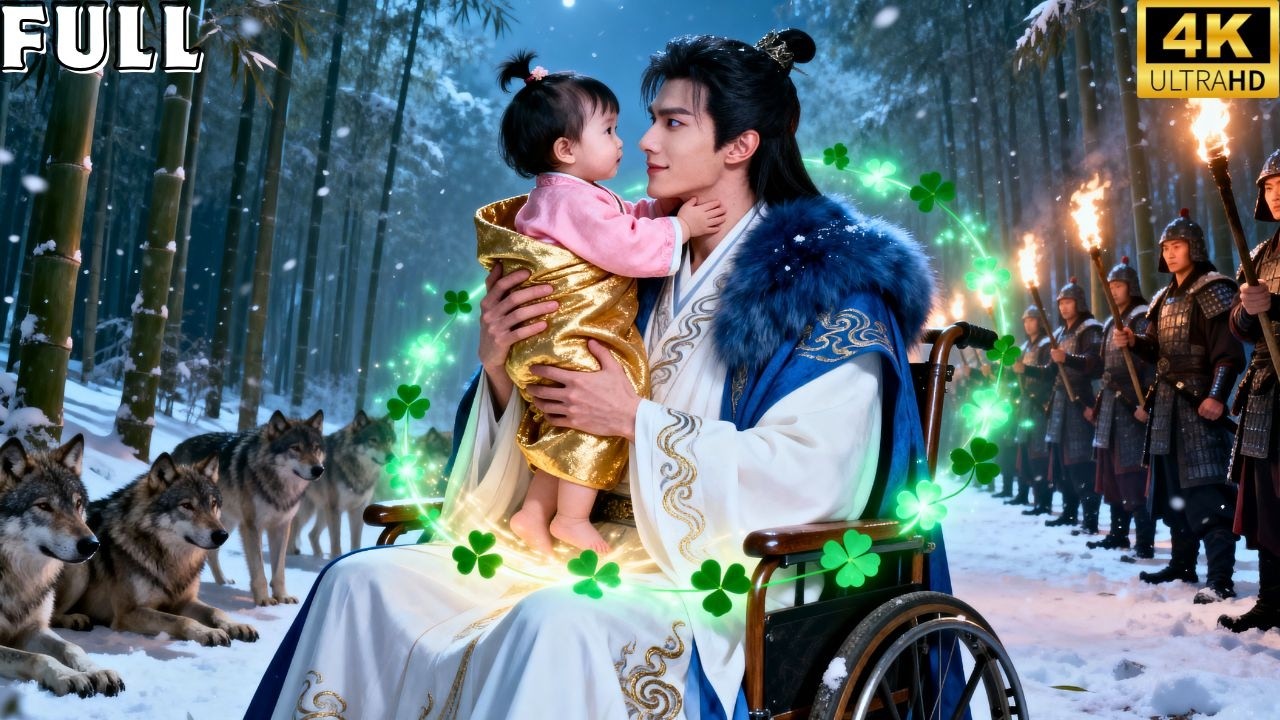 أميرٌ مُقعَد يلتقط رضيعة👶 فإذا هي “فتاة البركة”✨تسمع نوايا الأشرار وتفضح مؤامراتهم😳وتدفعه إلى العرش👑