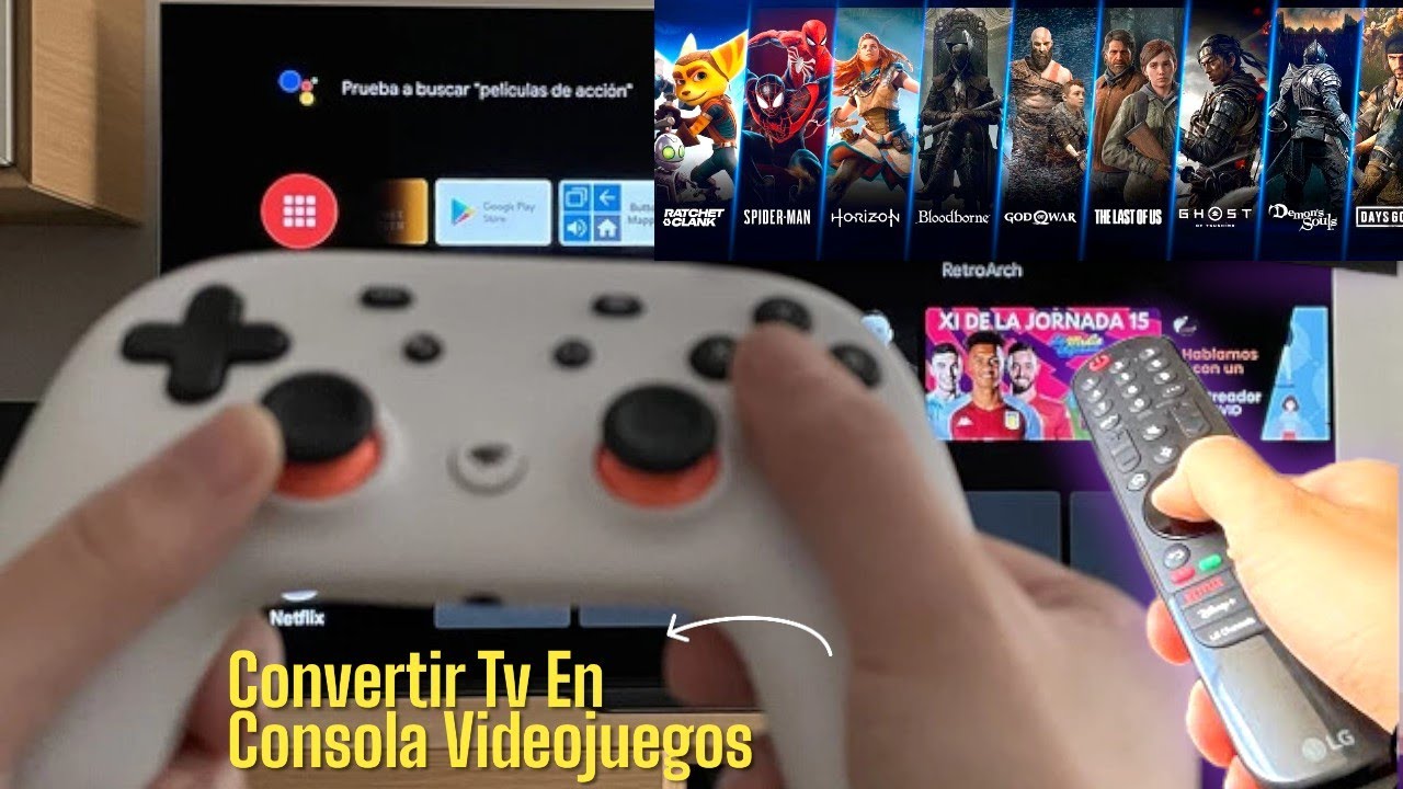 👉  Como CONVERTIR Mi TELEVISOR en una CONSOLA de VIDEOJUEGOS | Guia Completa 2025 🎮✅