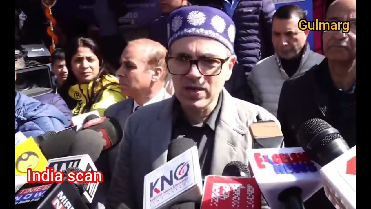 Gulmarg: Jammu and Kashmir Chief Minister Omar Abdullah on the Khelo India Winter Games .