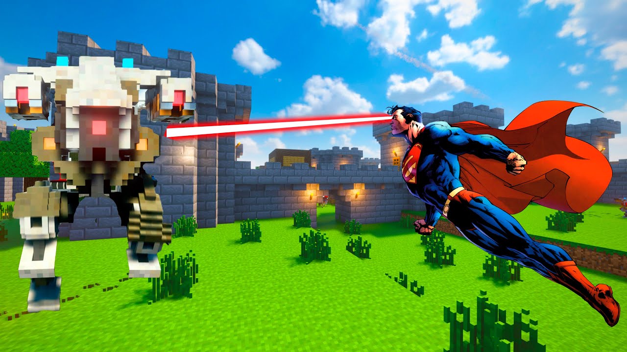 Superman destroys the Robot base Teardown