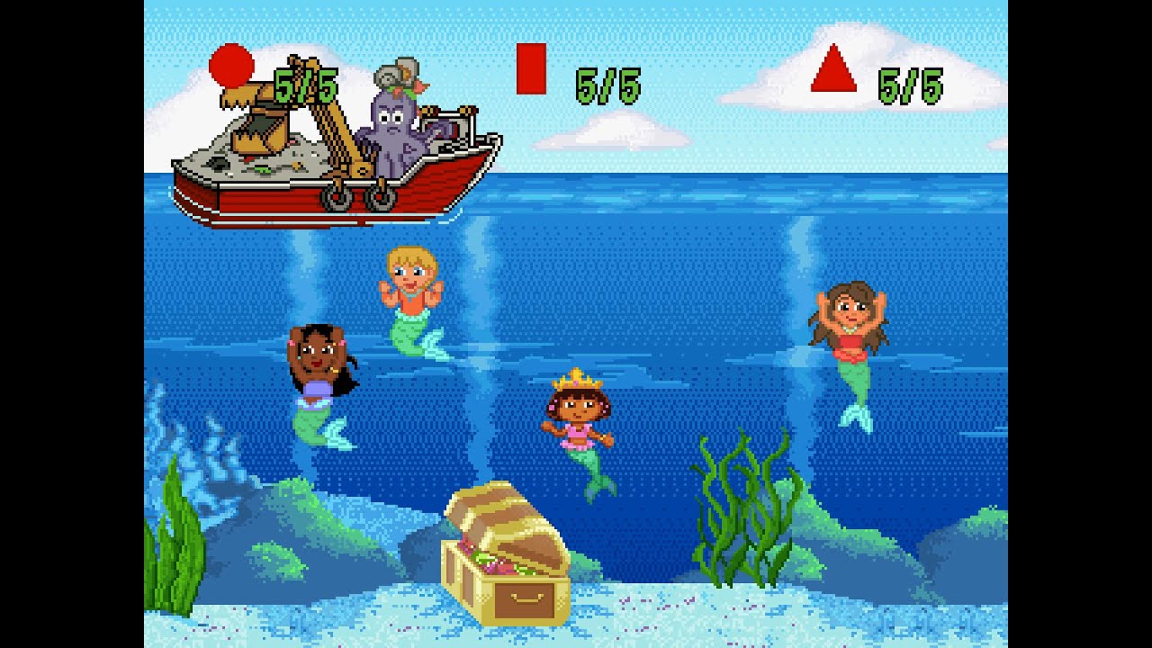 Jakks Pacific TV Game: Dora the Explorer - Dora Saves the Mermaids (2007)