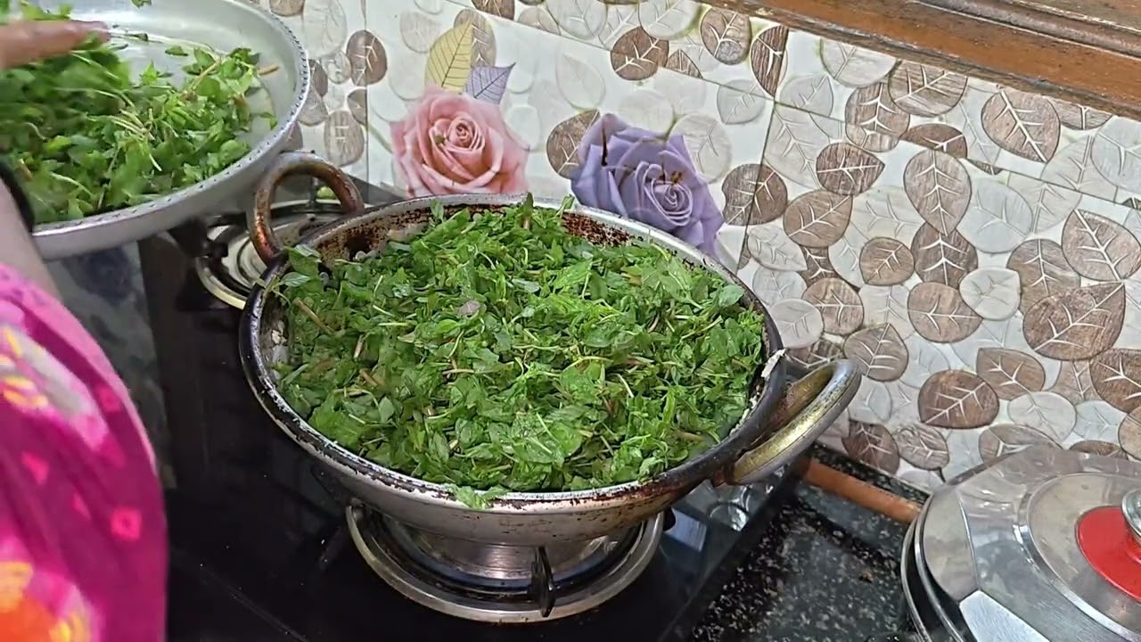 Chudi ki bhaji (Green Spinach) #viewers #likeandsubscribe #cooking 