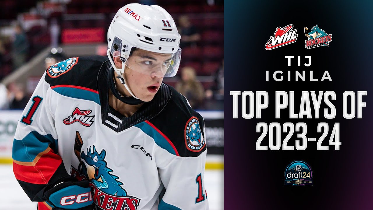 2024 NHL Draft Highlight Reel &ndash; Tij Iginla