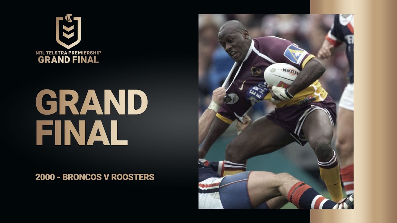NRL Highlights | Bennett's Broncos | Broncos v Roosters Match Mini | Grand Final, 2000 | NRL
