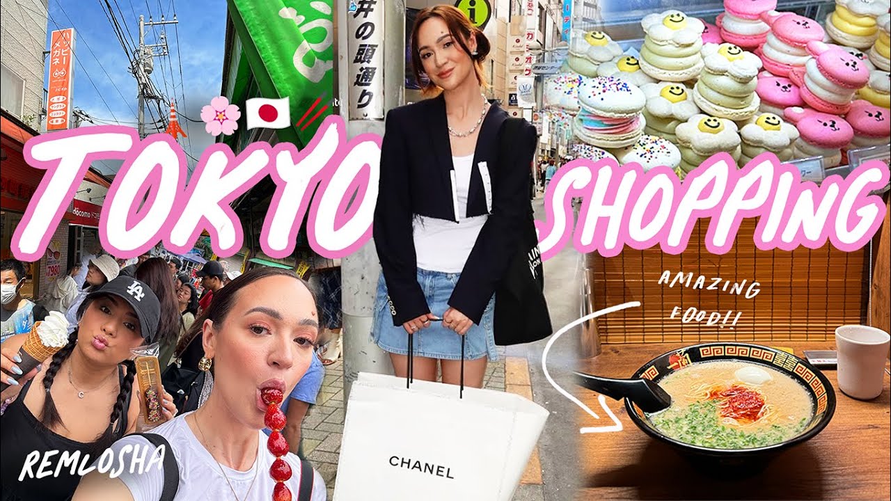 Alisha Goes Shopping in Tokyo + Eating at the Tsukiji Fish Market!! Japan Vlog