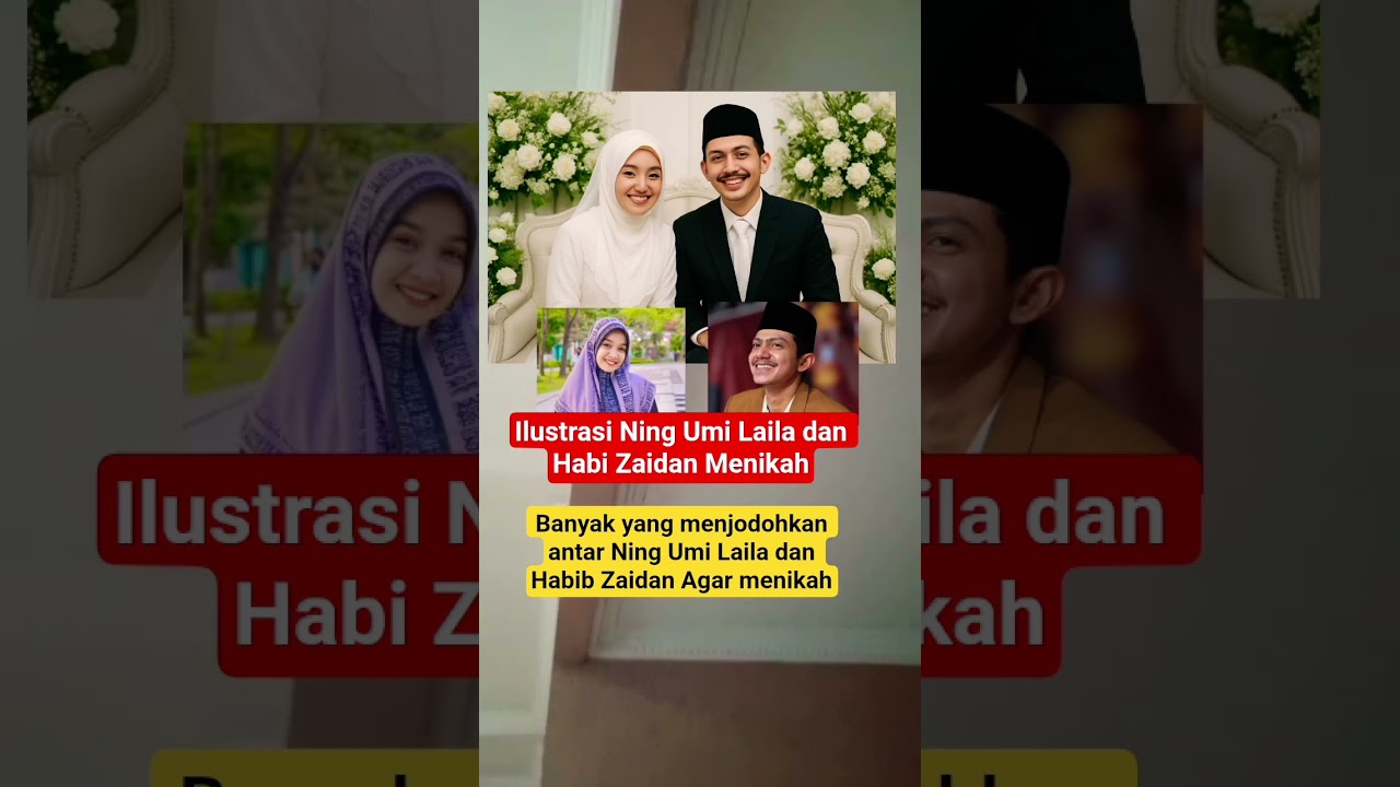 Ning Umi Laila dan Habib Zidan #umilaila #habibzaidan #pernikahan