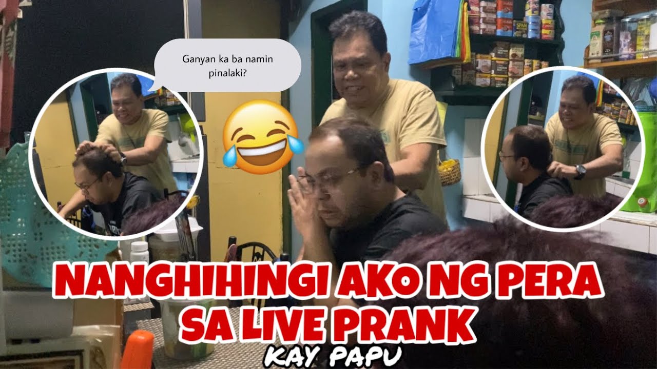 NANGHIHINGI AKO NG PERA SA LIVE PRANK KAY PAPU (galit na galit siya)