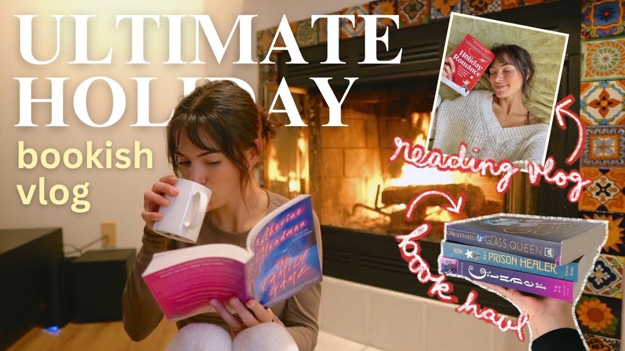 ultimate holiday bookish vlog❄️📚 | book shopping, reading winter books, book unhaul