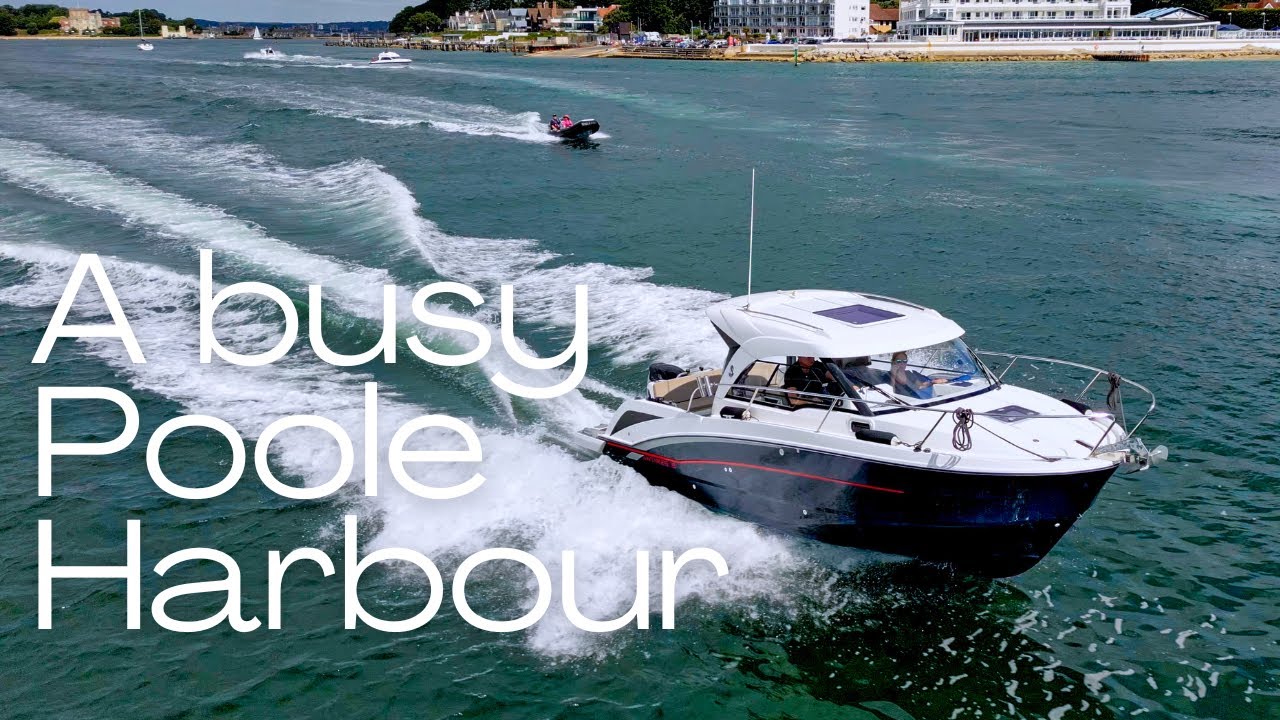 A busy Saturday in Poole Harbour