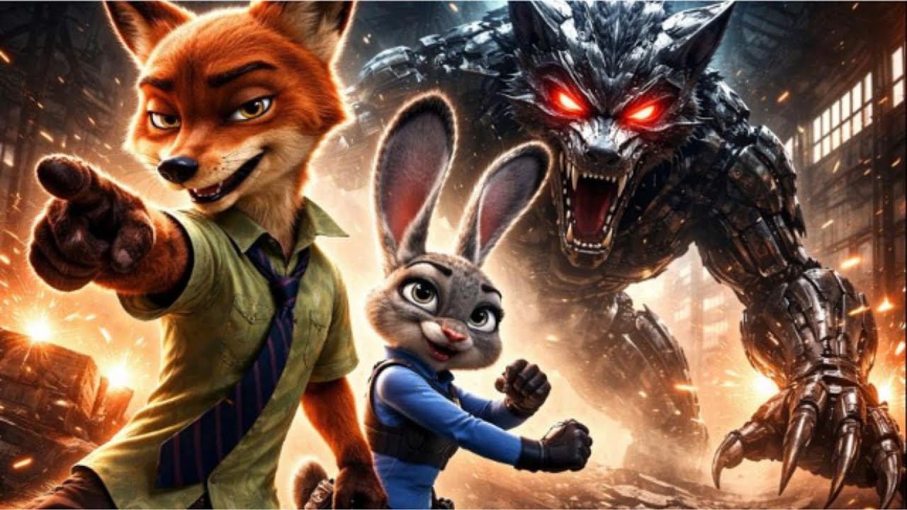 Steel Wolf Attacks the Abandoned Factory – Fox & Rabbit’s Most Brutal Battle | Animated Action Movie