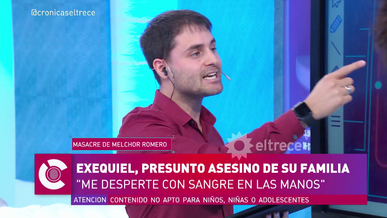 ¿Qué fue lo que declaró Exequiel, el presunto autor de la masacre de Melchor Romero?