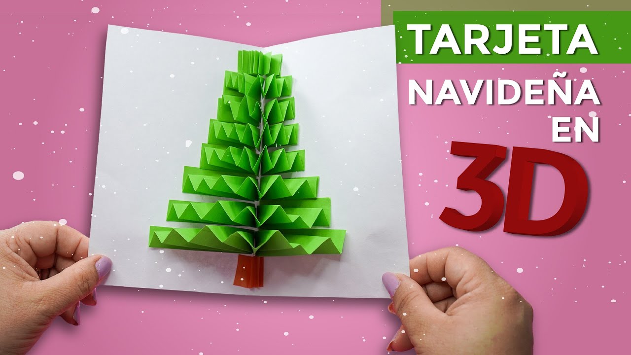 C&oacute;mo Hacer Tarjeta Navide&ntilde;a en 3D｜Christmas Card Craft