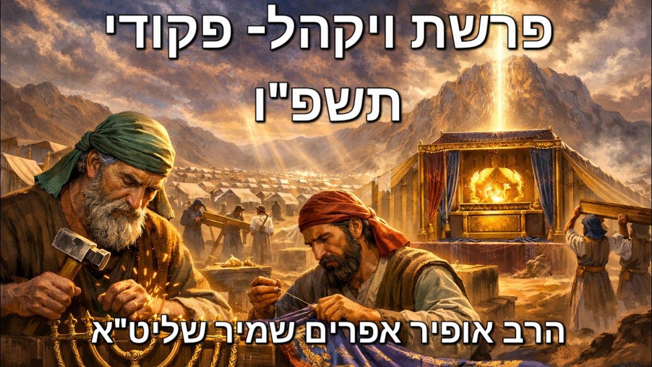 פרשת ויקהל-פקודי תשפ