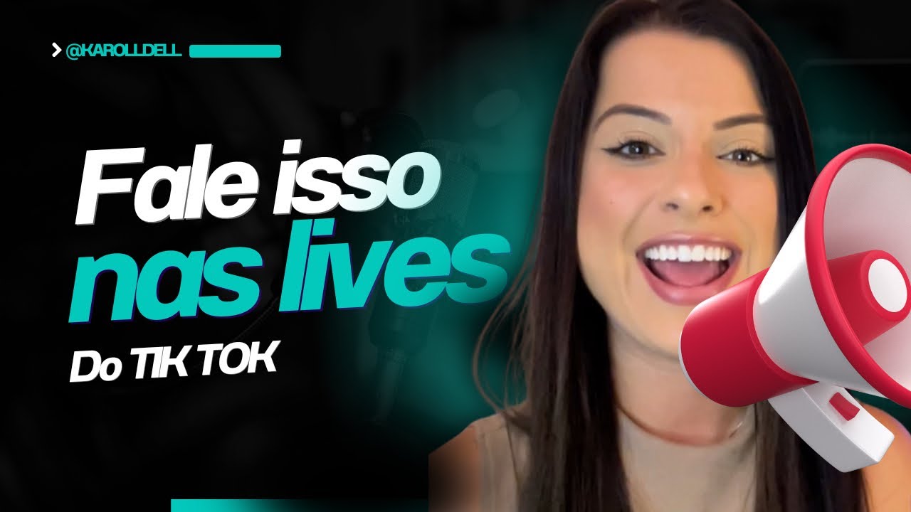 O que FALAR PARA FATURAR nas LIVES DO TIK TOK?