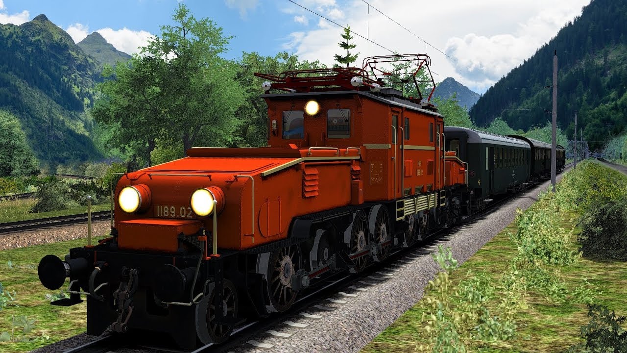 Let's Play Train Simulator 2018 | ÖBB 1189.02 Krokodil | Donnerbüchsen Sonderzug | Rudolfsbahn