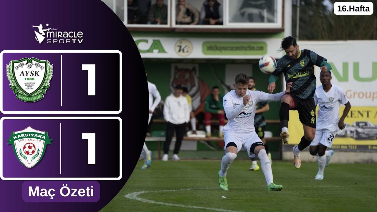 Alsancak Yeşilova 1-1 Karşıyaka (16.Hafta Maç Özeti)