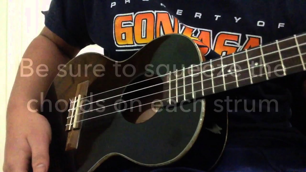 How to play Musical Mylow's uke beat (gluten free)