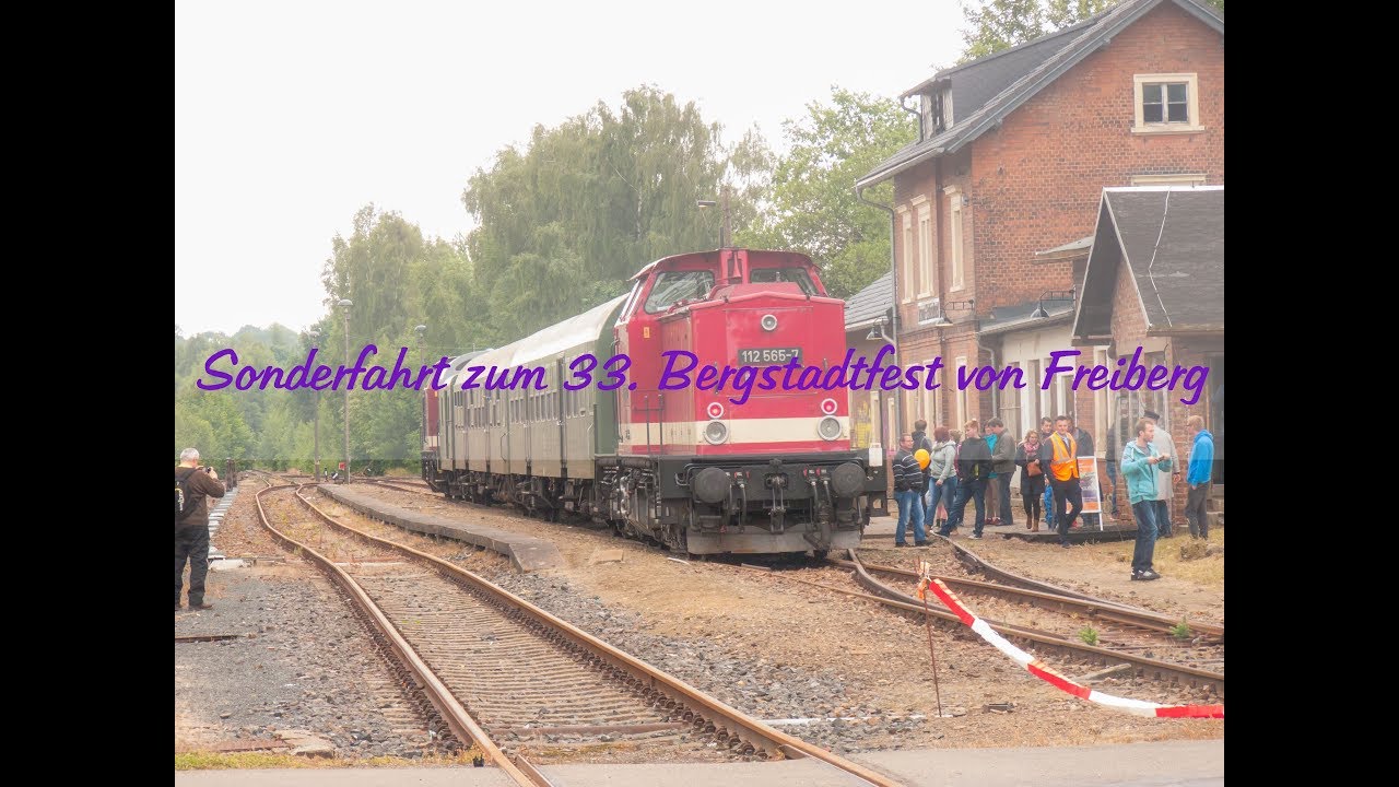 Sonderfahrten zum Freiberger Bergstadtfest+Mittfahrt von Freiberg bis Brand-Erbisdorf