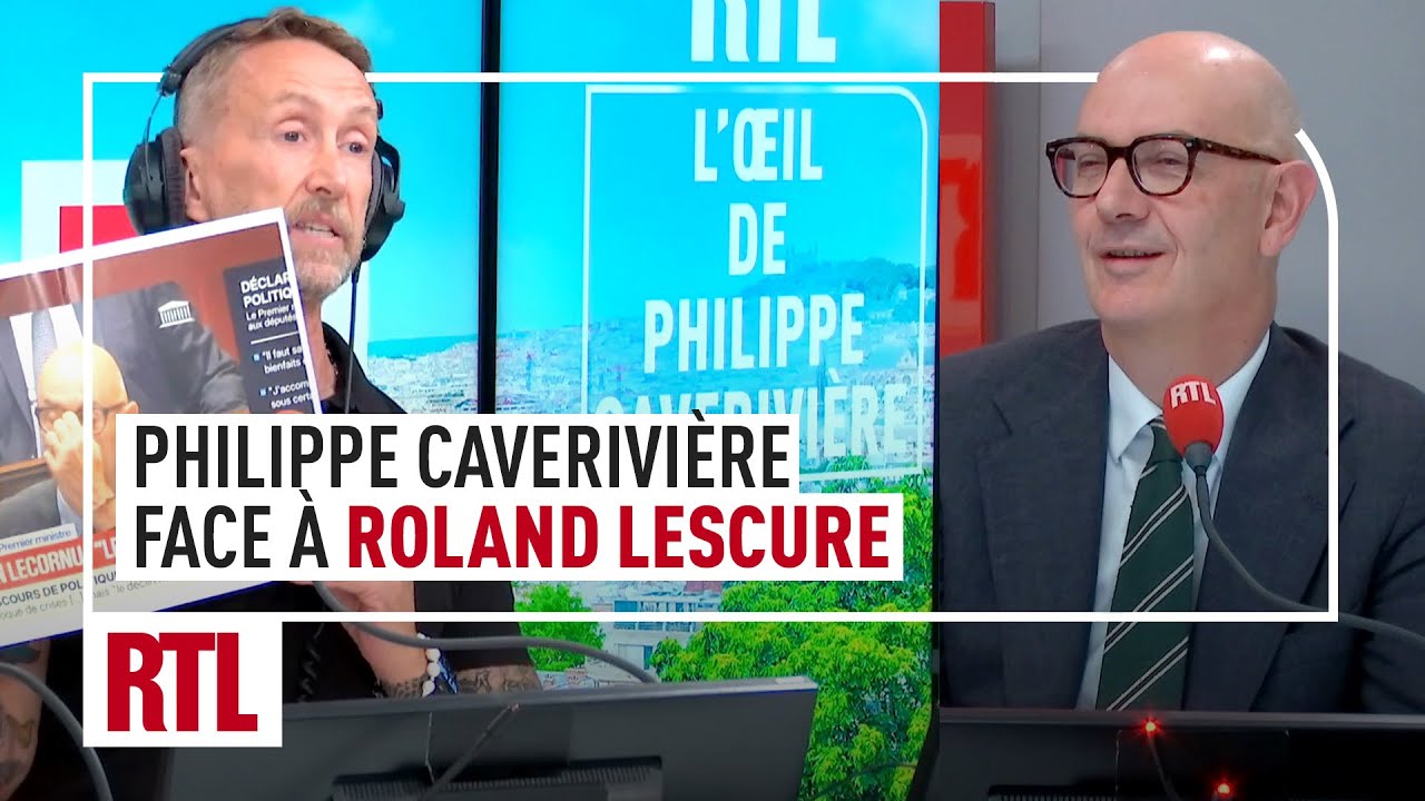 Philippe Caverivi&egrave;re face &agrave; Roland Lescure, ministre de l'&Eacute;conomie