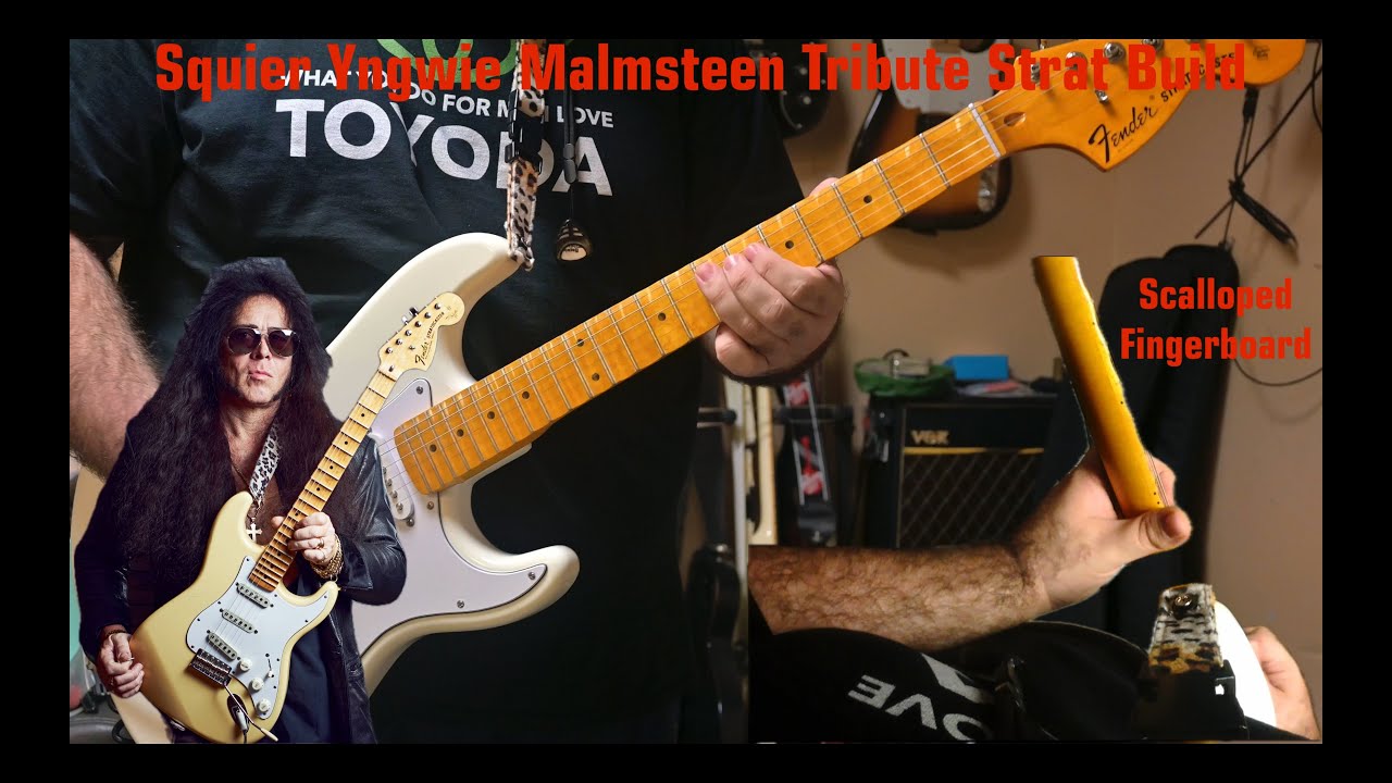 Let's Unleash the Fury. | Building a Squier #yngwiemalmsteen  Stratocaster
