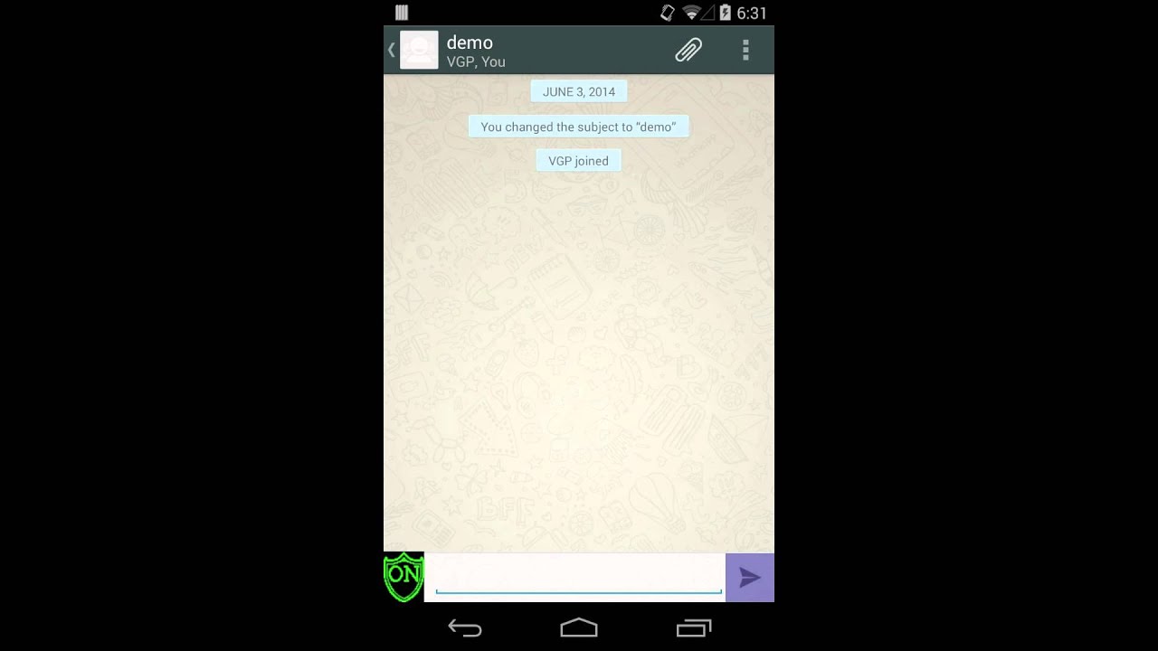 Secure Overlay for WhatsApp
