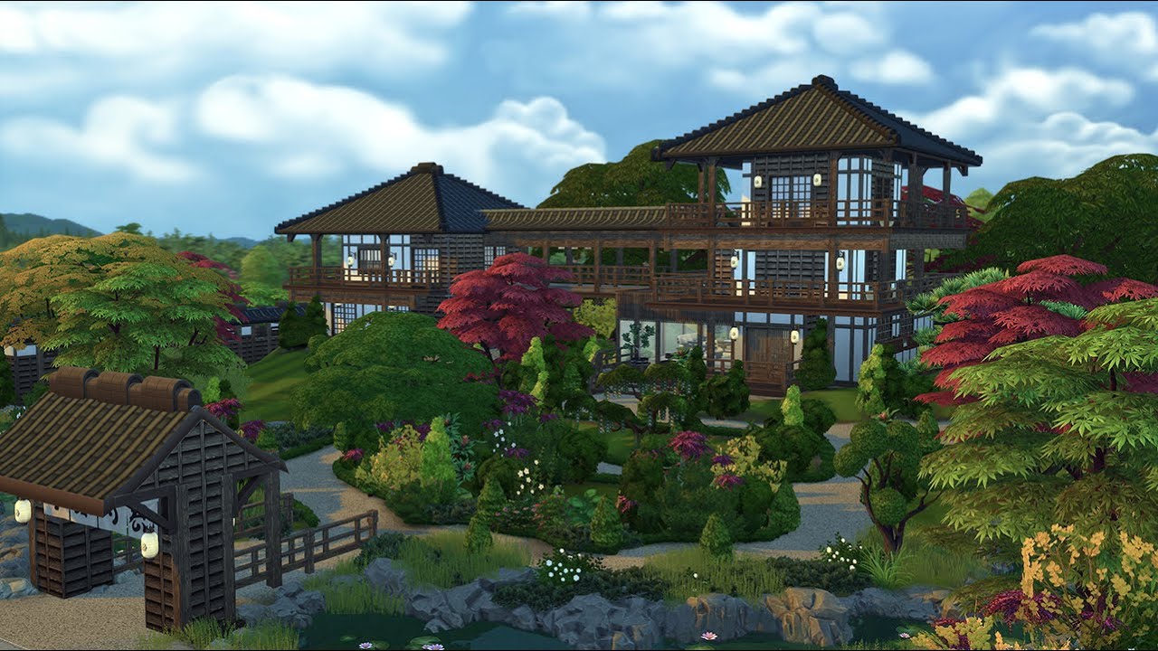 Wakaba Onsen | The Sims 4 Speed Build
