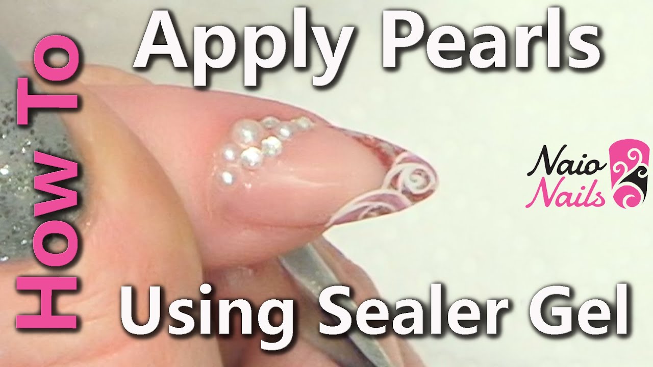 How to Apply Pearls and Stones Using Sealer Gel