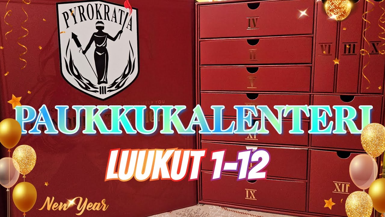 Uudenvuoden paukkukalenteri 2024-2025  Niinis