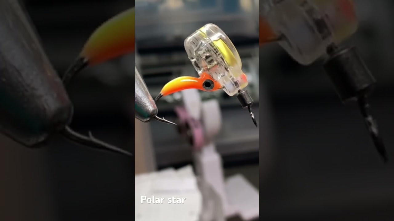 Arctic char lure &ldquo;Polar star&rdquo; #arcticchar #fishing #char #icefishing