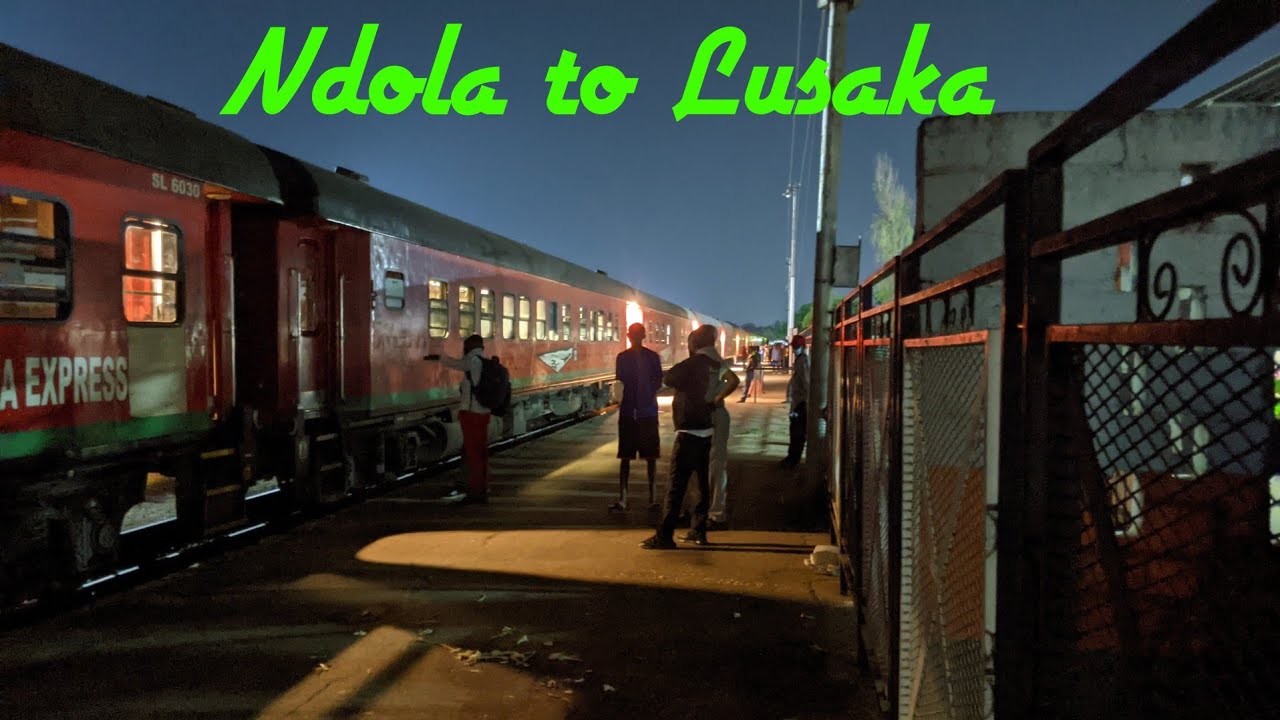 Ndola to Lusaka on Zambia Railways Train