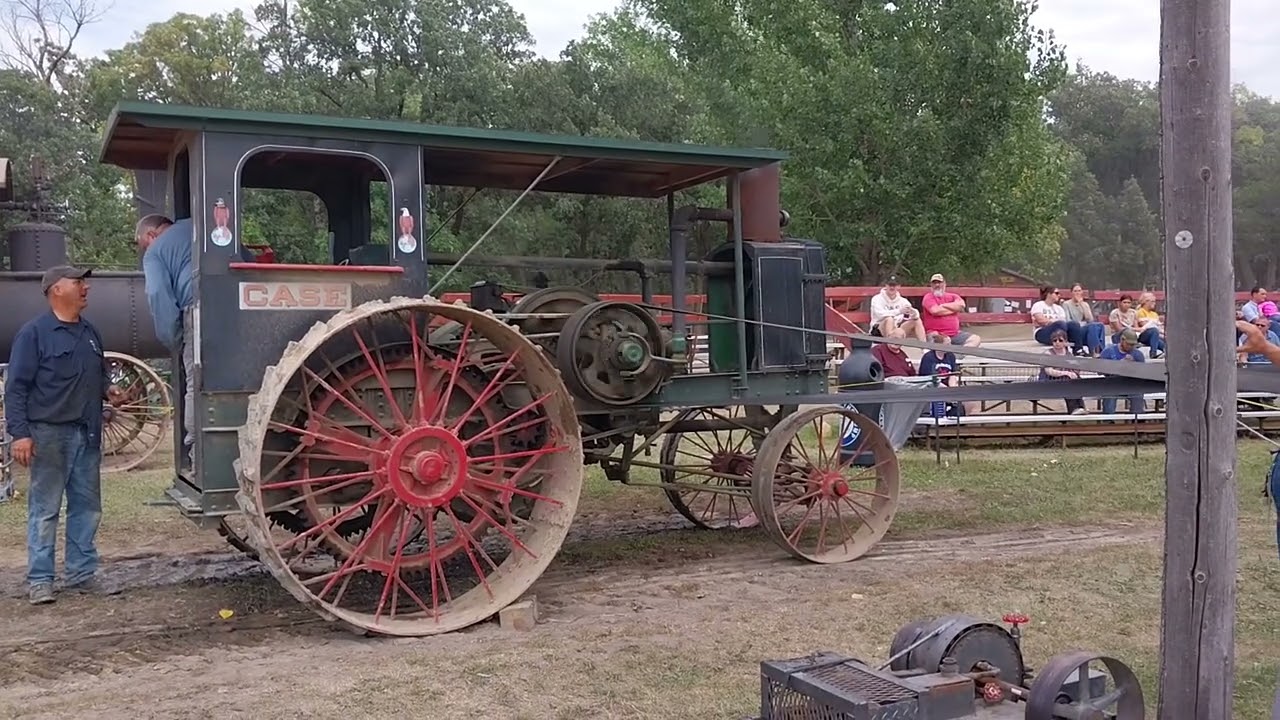 20-40 Case Tractor on the Prony Brake at the 2023 Western Minnesota Steam Threshers Reunion