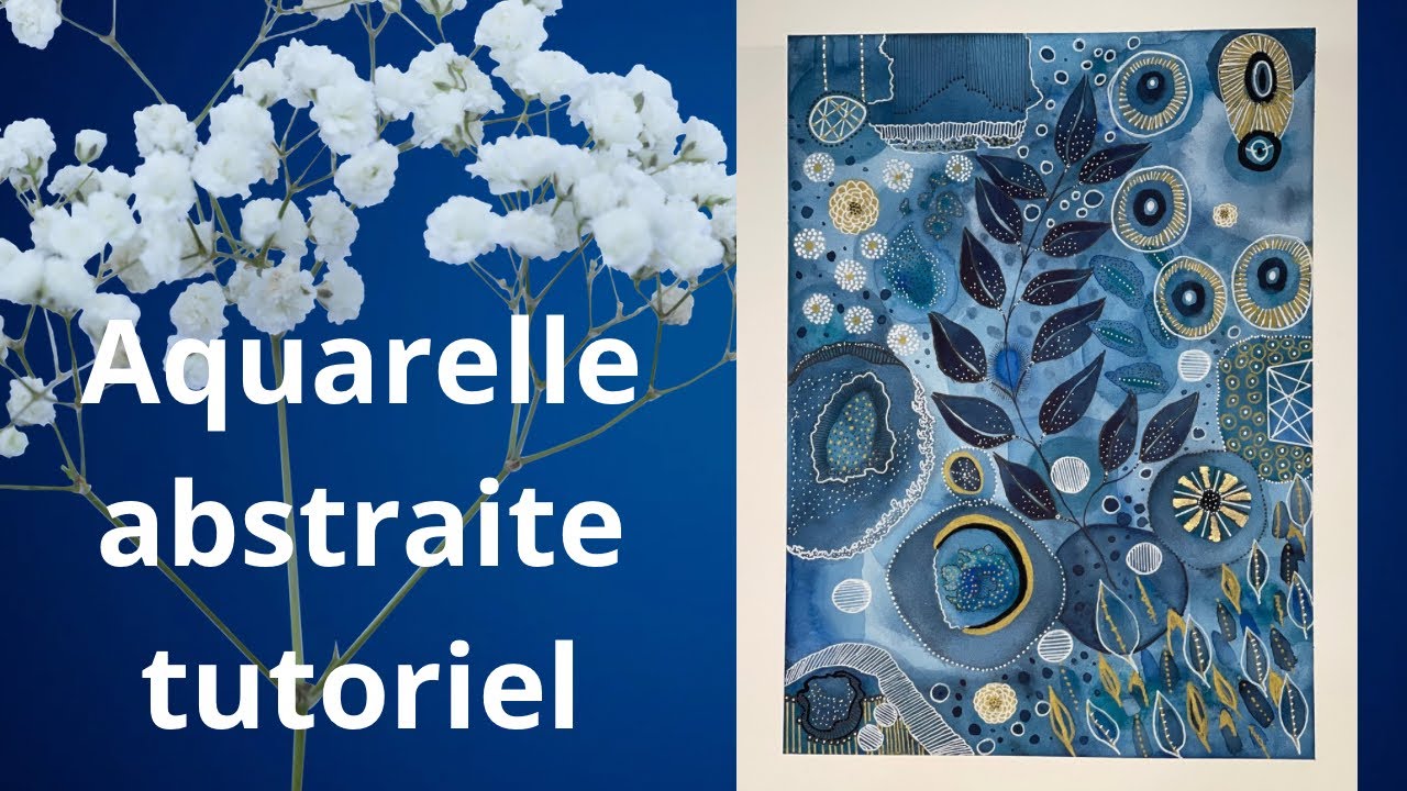 Aquarelle abstraite démo🌸