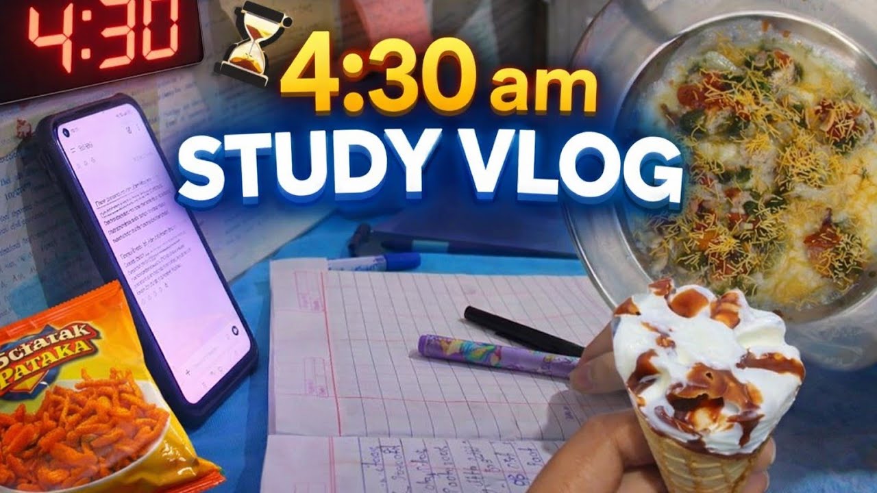 Early Morning 4:30 AM Study Routine 🌄 | Productive Day in My Life | Ishrat Nisa study vlog as a 11th
