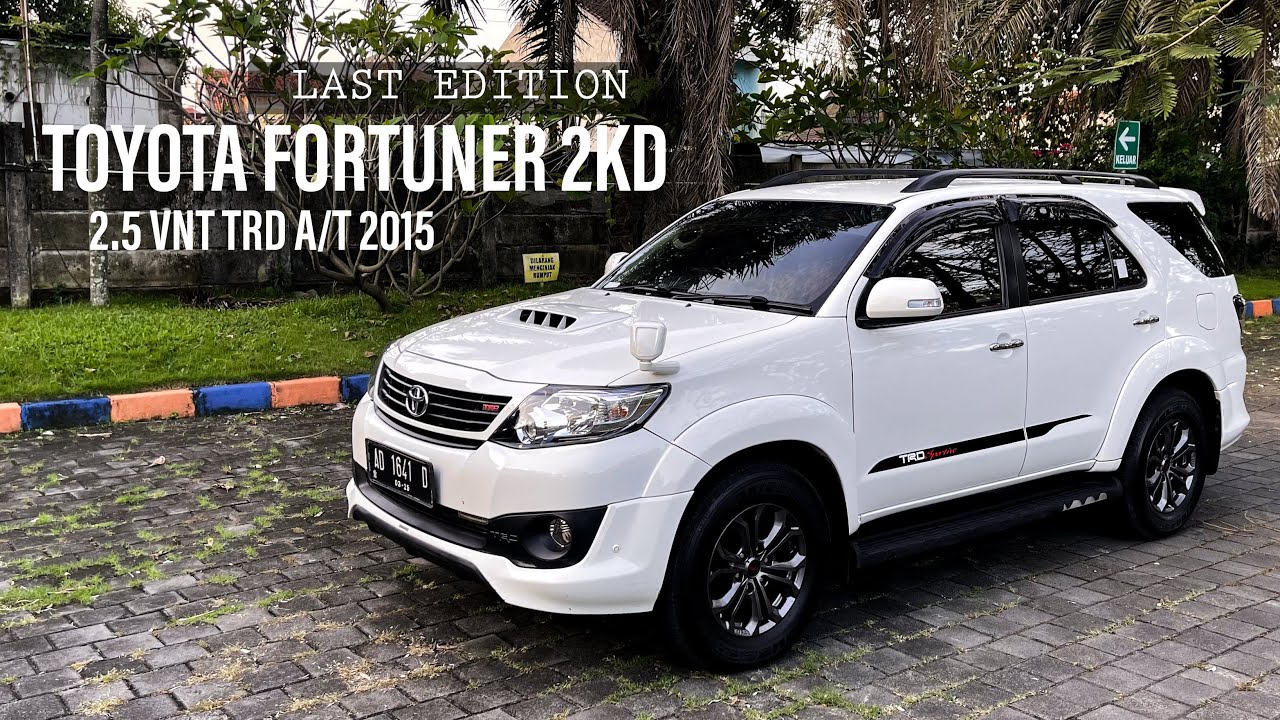 LAST EDITION - TOYOTA FORTUNER VNT TRD A/T 2015 (2KD)