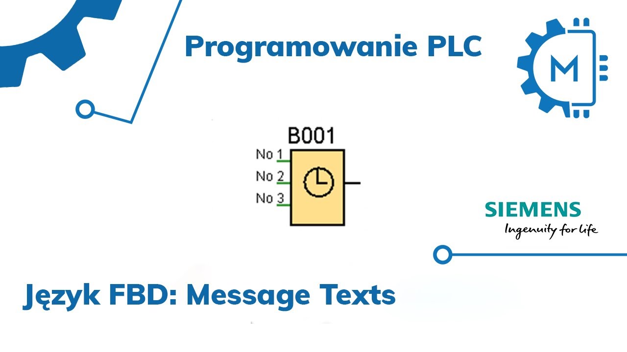 Programowanie PLC w języku FBD Tutorial:  Weekly Timer