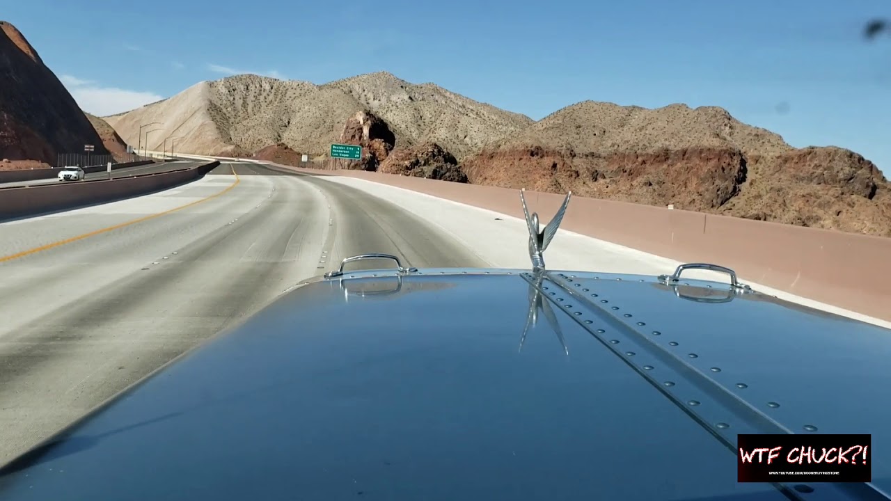 Trucker Dashcam Footage Arizona into Nevada HWY 93 Hoover Dam Area