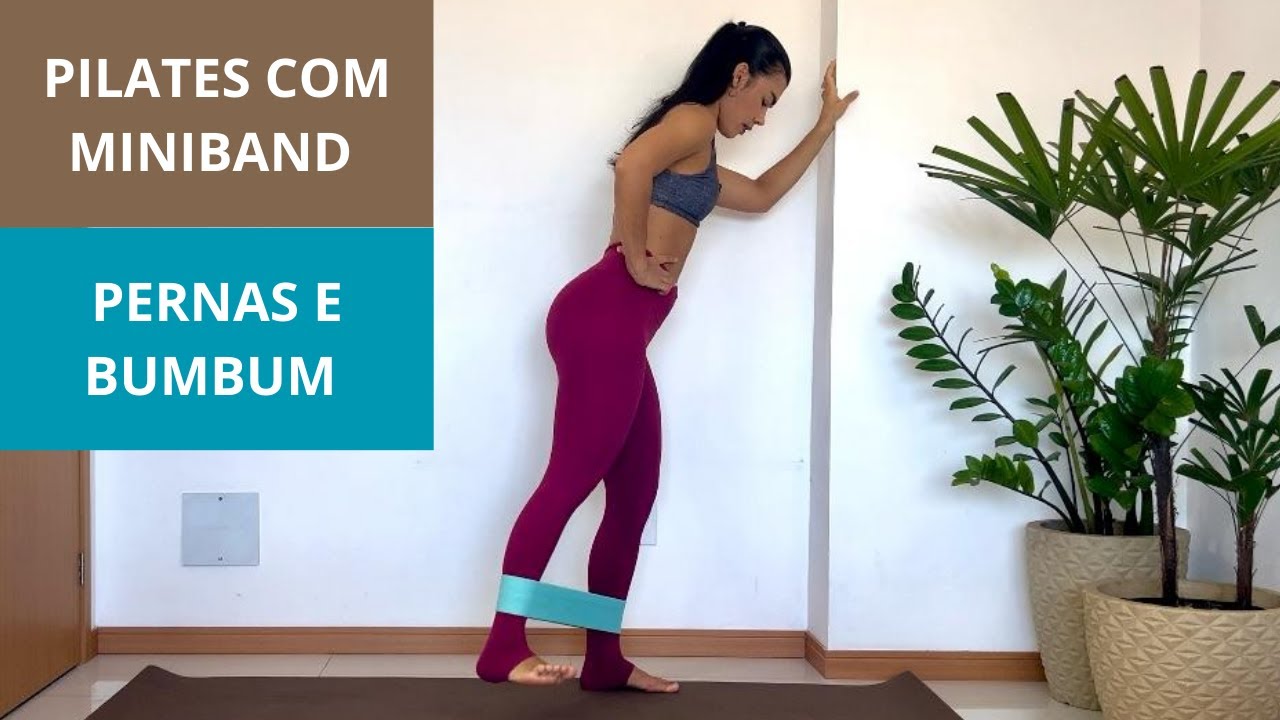 Pilates em casa  com foco  em pernas e glúteos