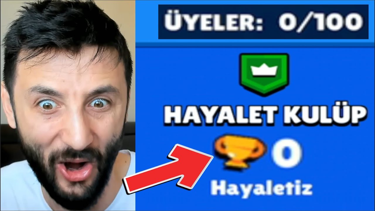 0 Kupalı 0 Üyeli HAYALET KULÜP KURDUM! (%100 Gerçek) Brawl Stars DENEY BUG