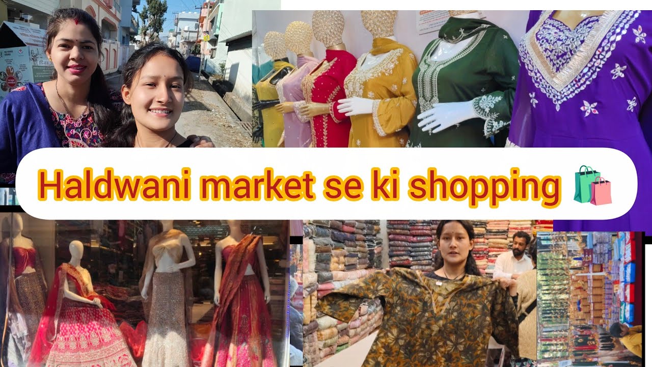Haldwani market ke se ki shopping 🛍️aj kya kya liya hamne 😯😯#nishumehtavlog 