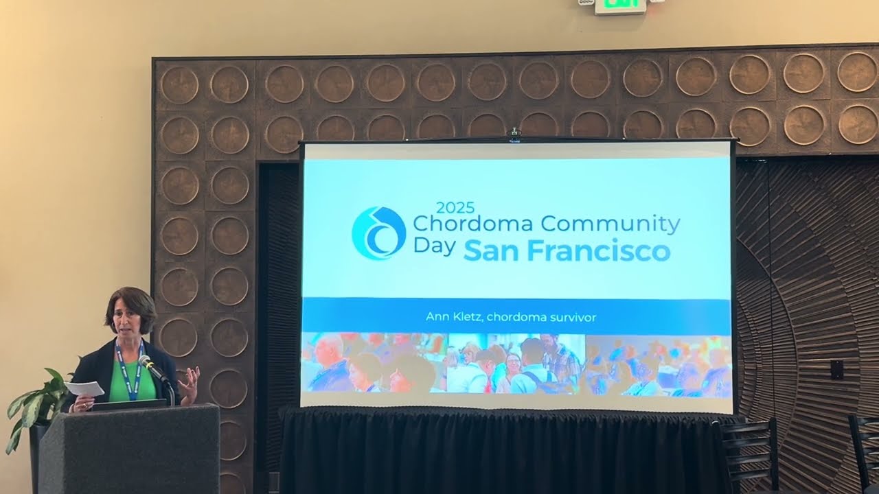 Ann Kletz - Chordoma survivor lived experience talk