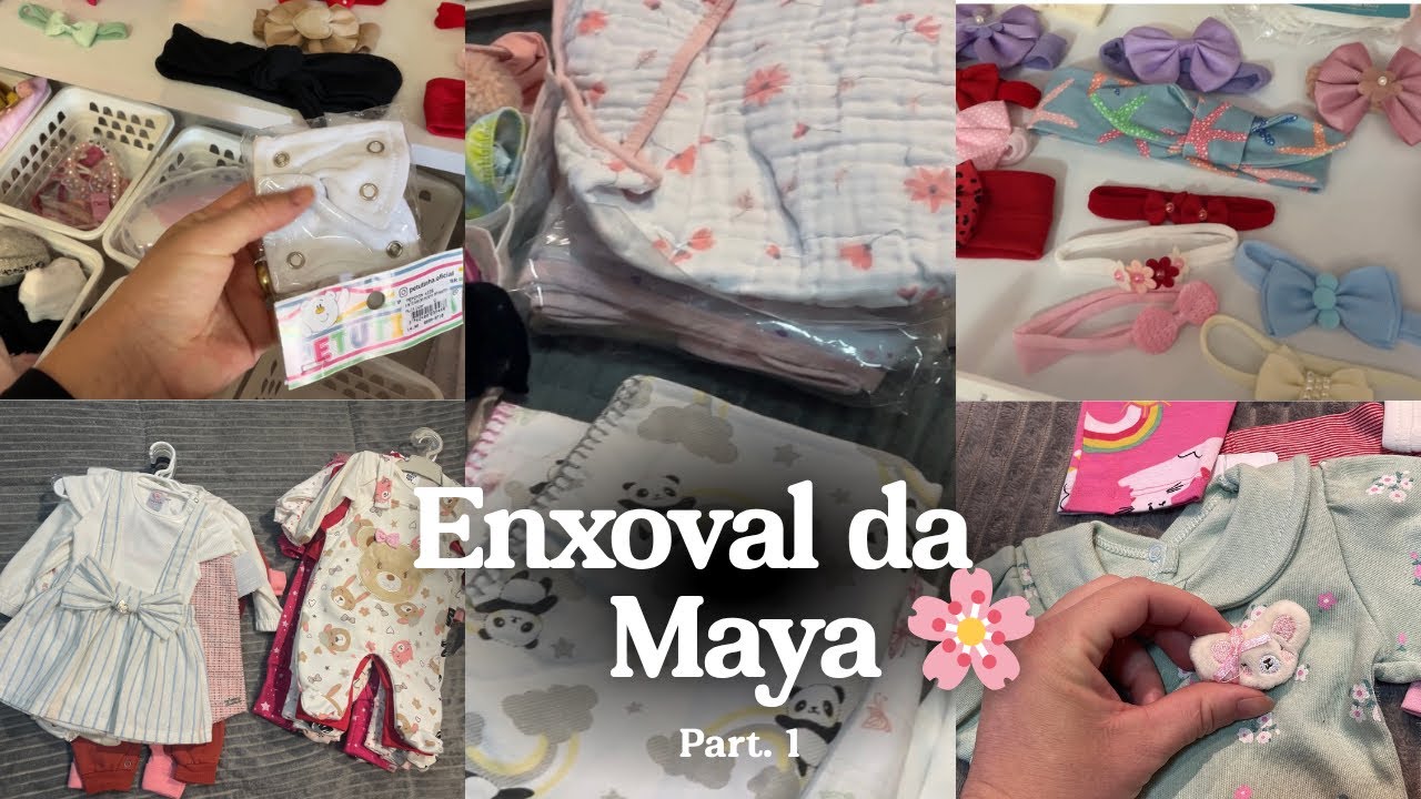 ENXOVAL DA MINHA BEBÊ 🌸🩷 | Part. 1