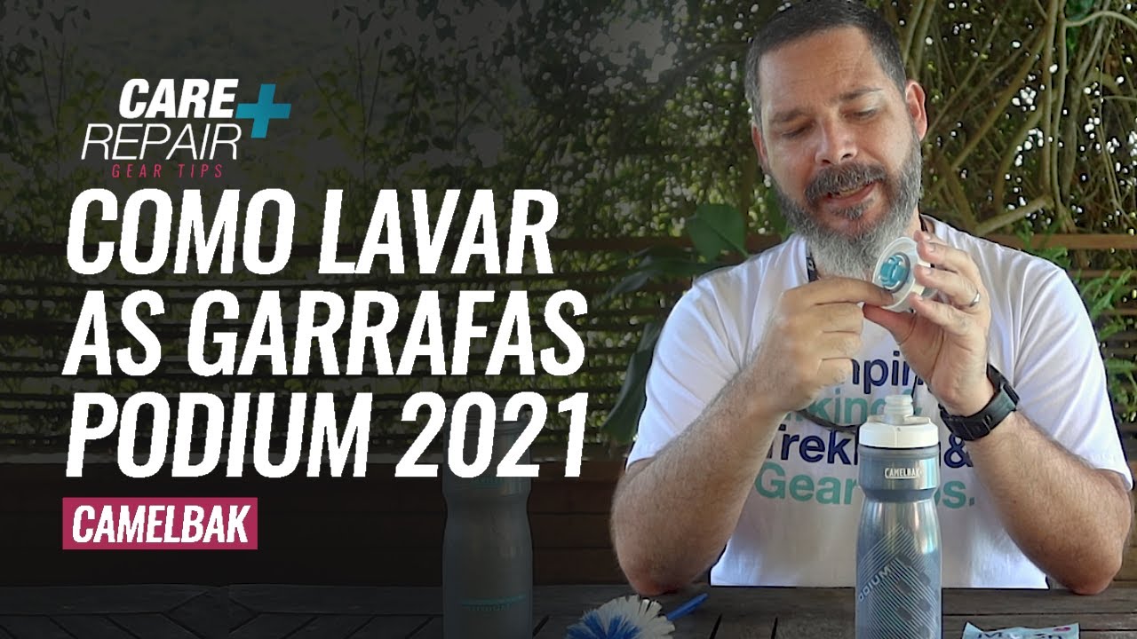 Como lavar as Garrafas CamelBak Podium 2021 | Gear Tips