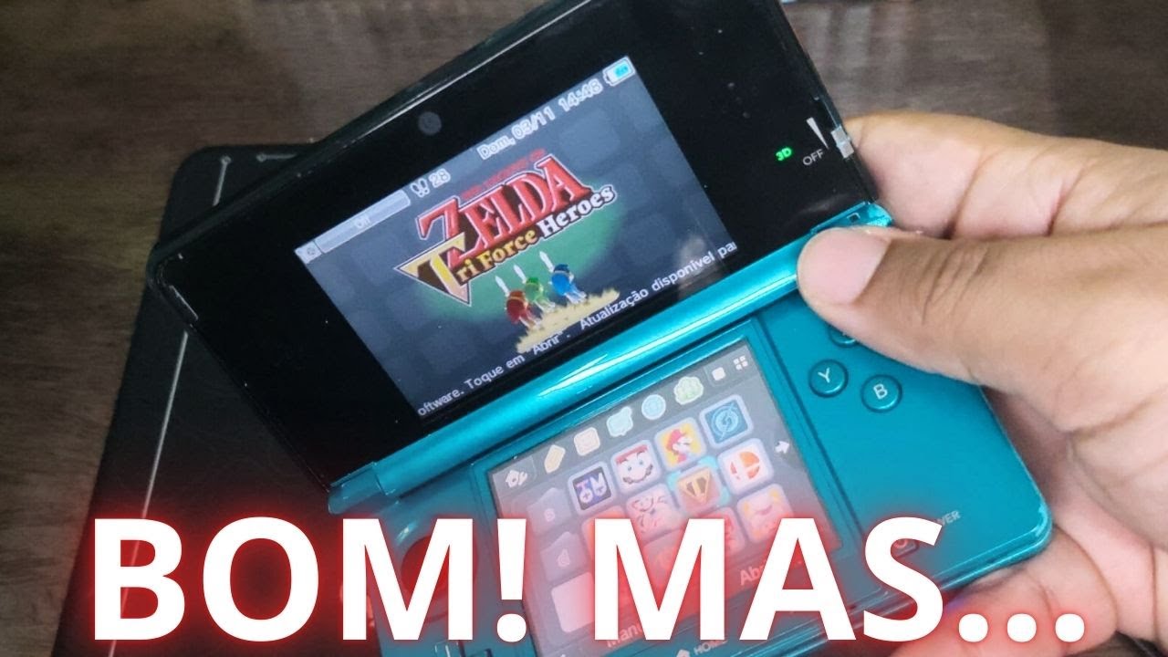 NINTENDO 3DS OLD em  1 SEMANA me SURPREENDEU!