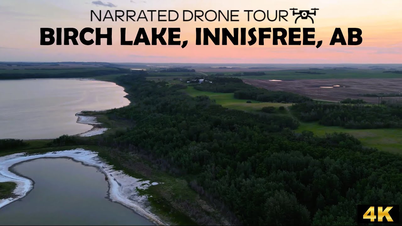🌊 Innisfree Alberta - Birch Lake 🏞️ 4K Drone