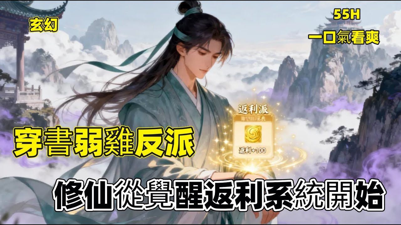 一口氣看爽【穿書弱雞反派，修仙從覺醒返利系統開始】穿書成開局必涼的最弱反派楚秋然，爲避劇情殺反水主角葉楓，意外綁定返利系統，綁定人竟是葉楓未婚妻柳若冰。他搶機緣、送寶物薅系統羊毛，從煉氣廢柴逆襲修仙路