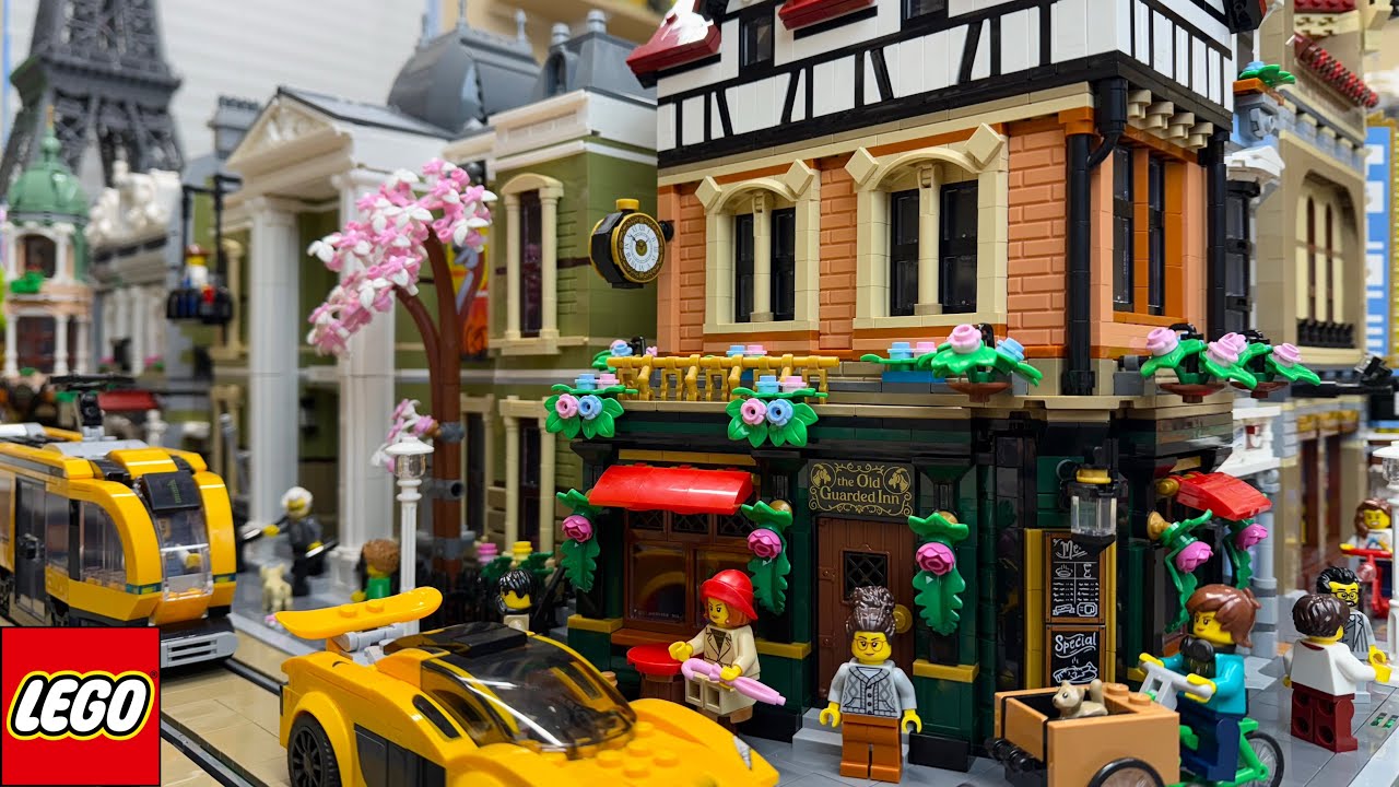 Постройте компактный город LEGO на одной поверхности стола!